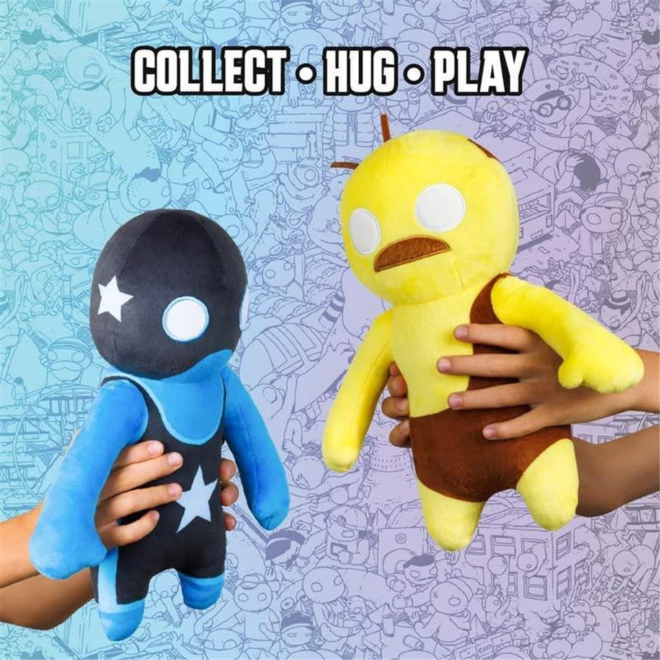 Gang Beasts Blue Wrestler Plush 12" Video Game Character Doll Figure PMI International