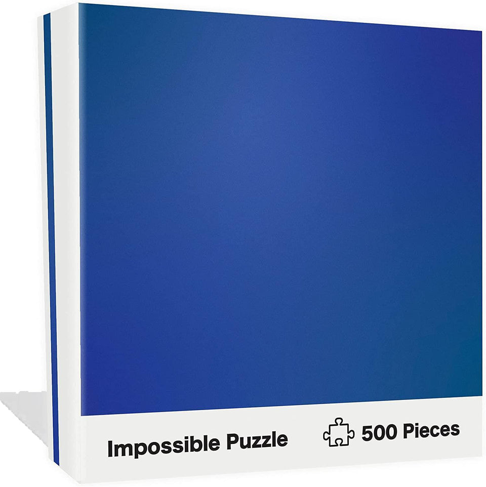 Impossible Blue Jigsaw Puzzle 500pcs Hardcore Difficulty Mind Boggling –  Archies Toys