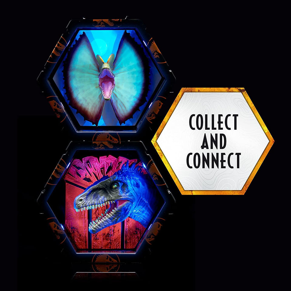 WOW Pods Dilophosaurus Dinosaur Jurassic World Dominion Light-Up Figure WOW! Stuff