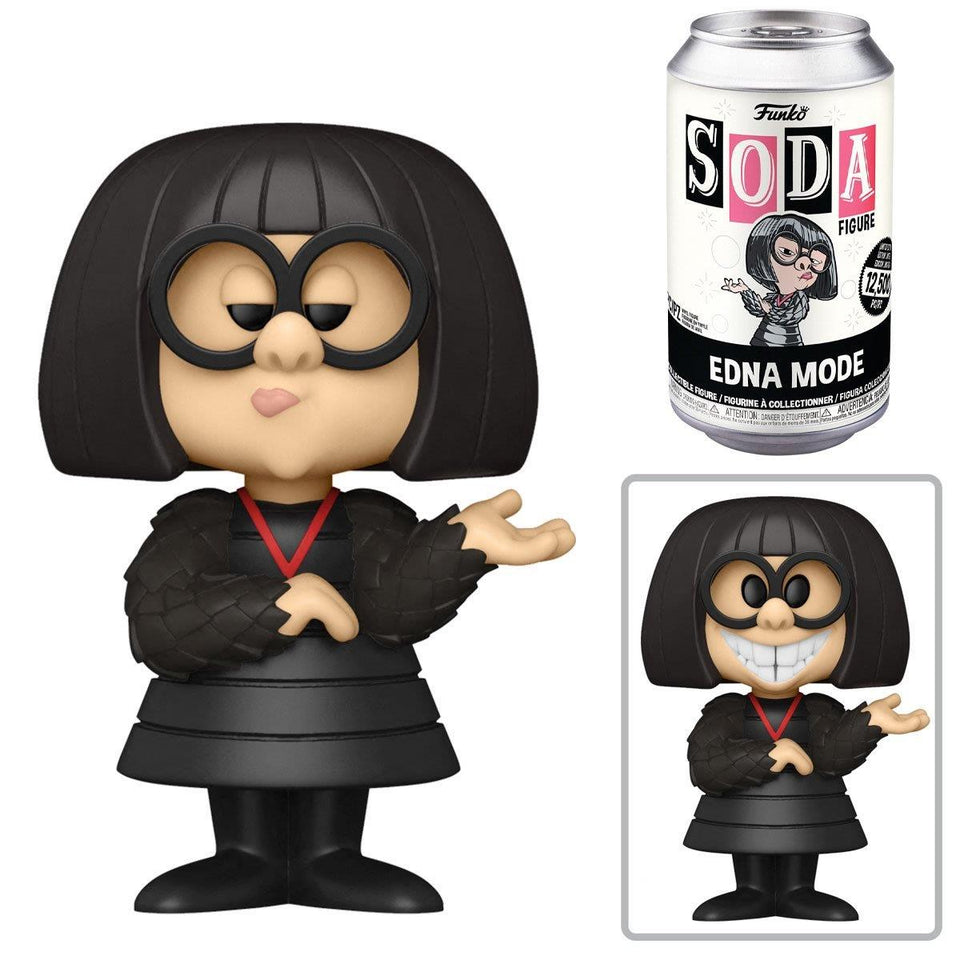 Funko Soda Incredibles Edna Marie E Mode Disney Pixar Limited Edition Figure