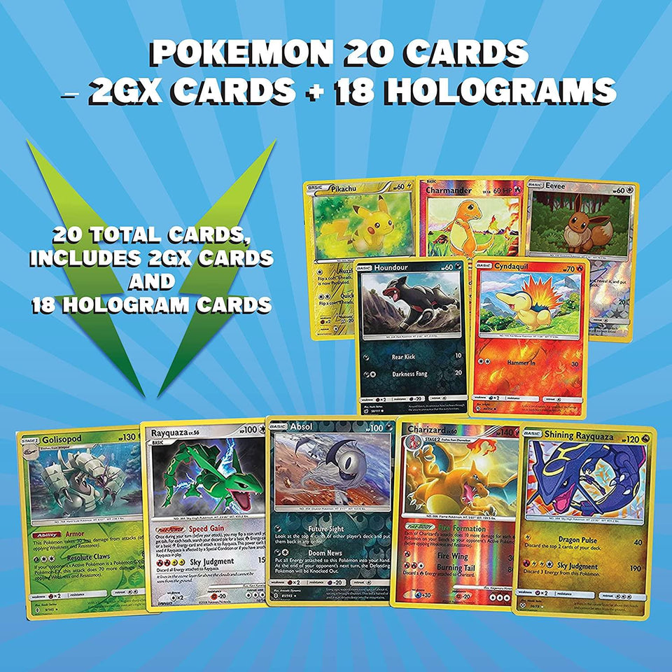 pokemon 20 card pack Pokmon TCG Pack of 20 Cards with 1 Foil Card & 1 Online Card