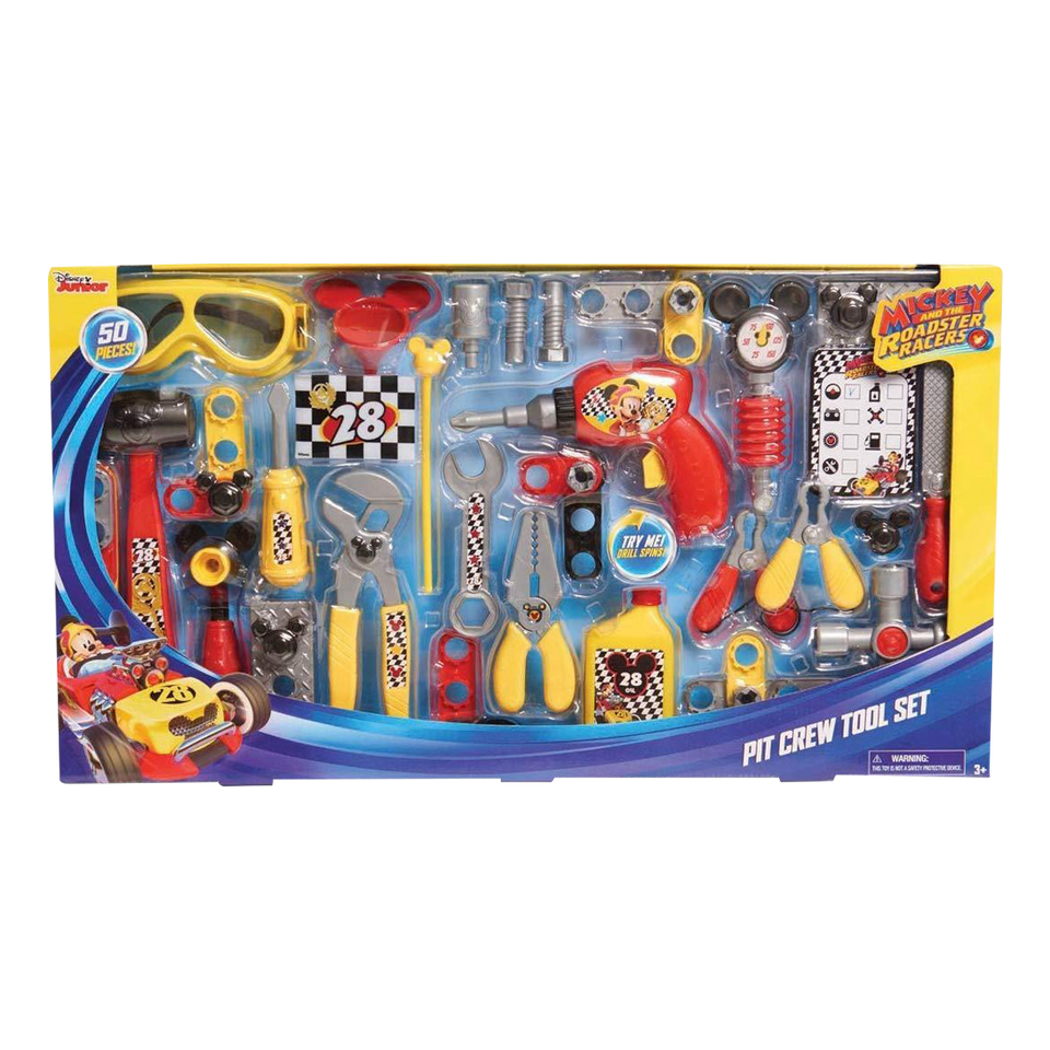 Mickey The Roadster Racers Tool Set Disney Junior Pit Crew