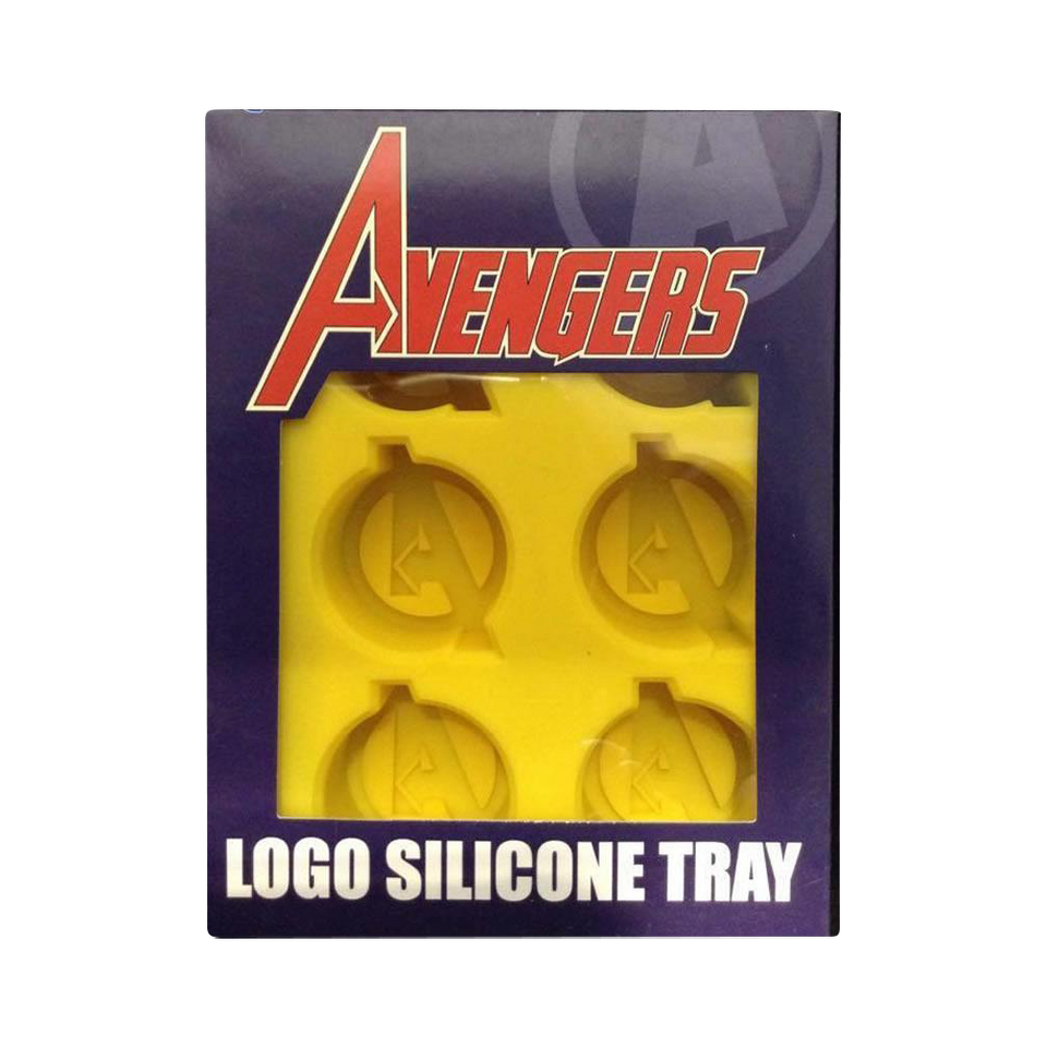 Marvel Avengers Logo Silicone Ice Mold Tray Licensed