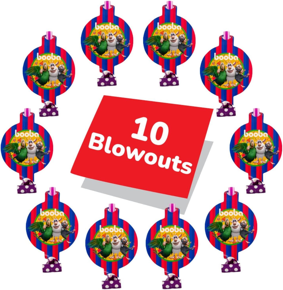 Booba Cartoon Official Birthday Party In A Box 82pc Set Decorating Kit Napkins Cups Utensils Mighty Mojo