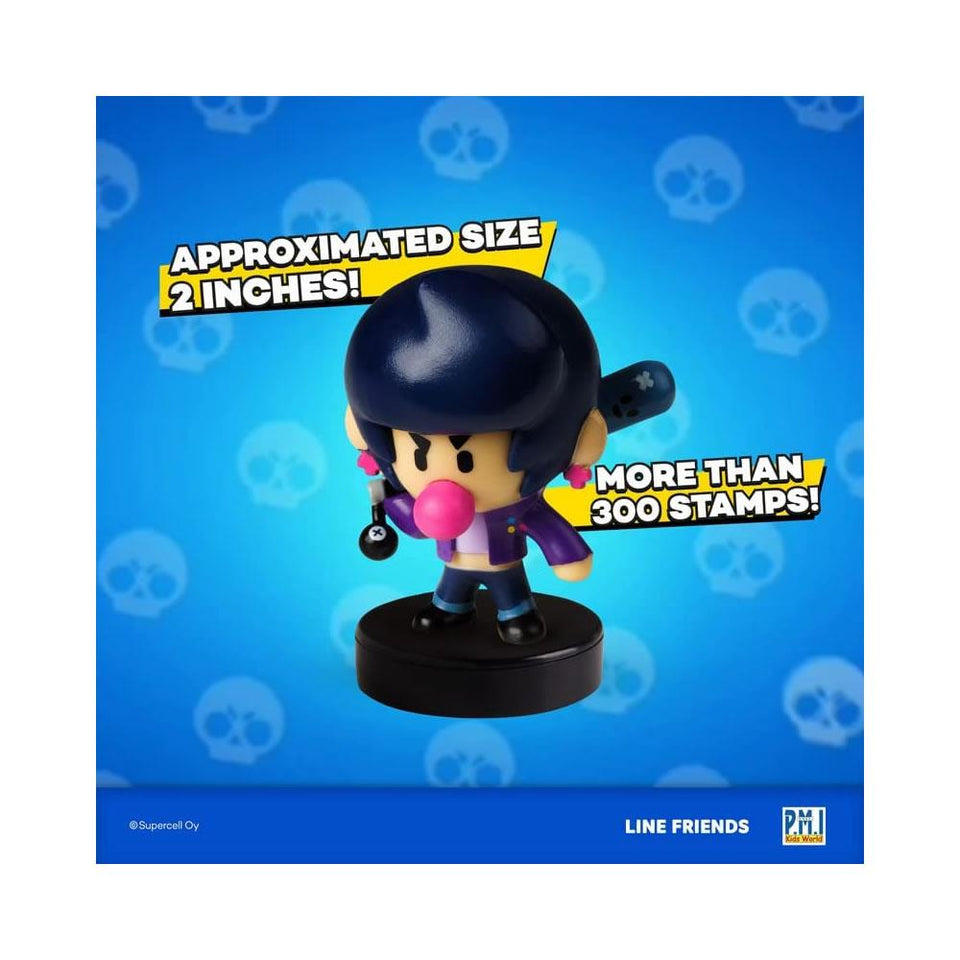 Brawl Stars Stamps 5pk Shelly Colt Nita Primo Bibi Party Favors Brawler Set PMI International