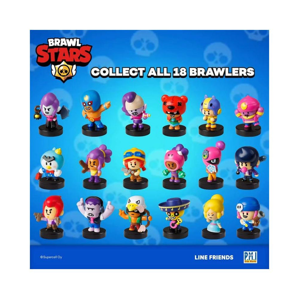 Brawl Stars Stamps 5pk Shelly Colt Nita Primo Bibi Party Favors Brawler Set PMI International
