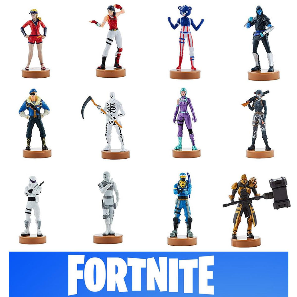 Fortnite Popular Character Stampers 12pk Deluxe Box Cake Toppers Toy Battle Figures PMI International