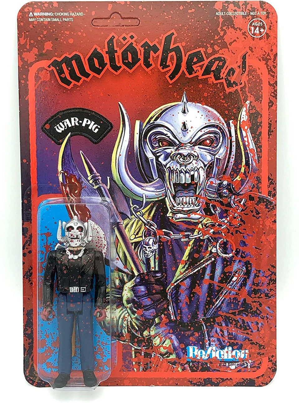 Motorhead War-Pig in Pig Blood Heavy Metal Band ReAction Figure Super7