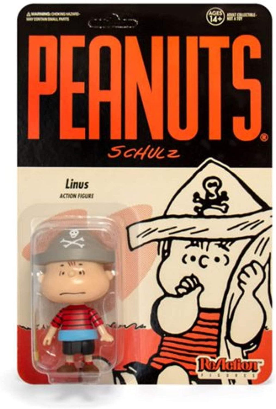 Peanuts Pirate Linus Schulz Charlie Brown Retro 1958 Figure Super7