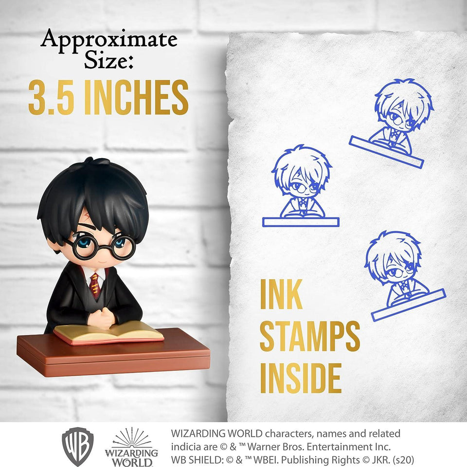 Hermione Granger & Harry Potter Ink Stampers Studying Hogwarts Fantasy PMI International