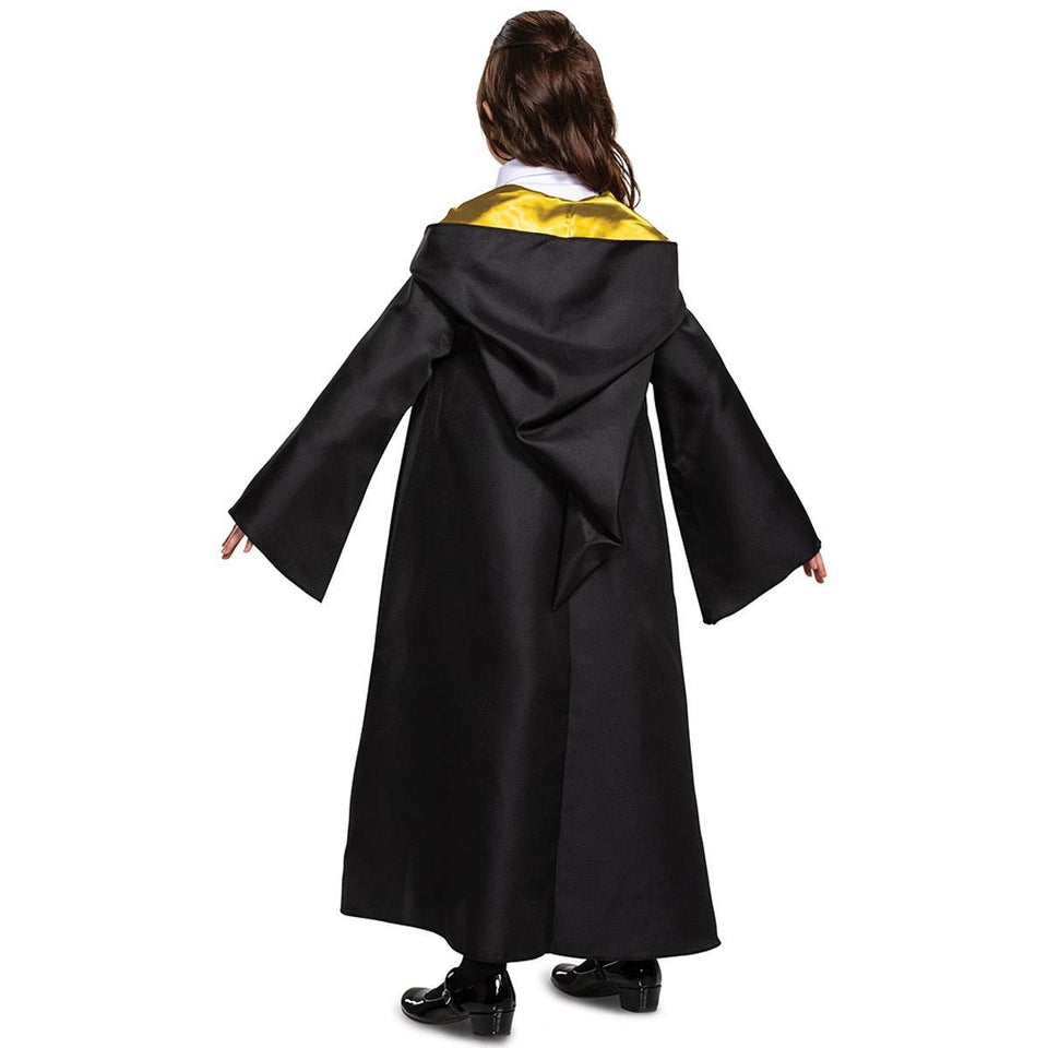Harry Potter Hogwarts Robe Cloak Deluxe Kidz size S 4/6 Hooded Cape Costume Disguise