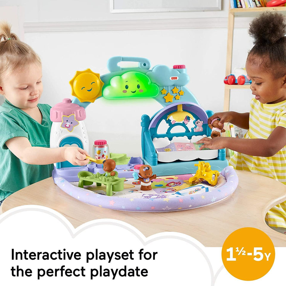 Fisher-Price Little People 1-2-3 Babies Playdate Musical Playset Sounds Interactive