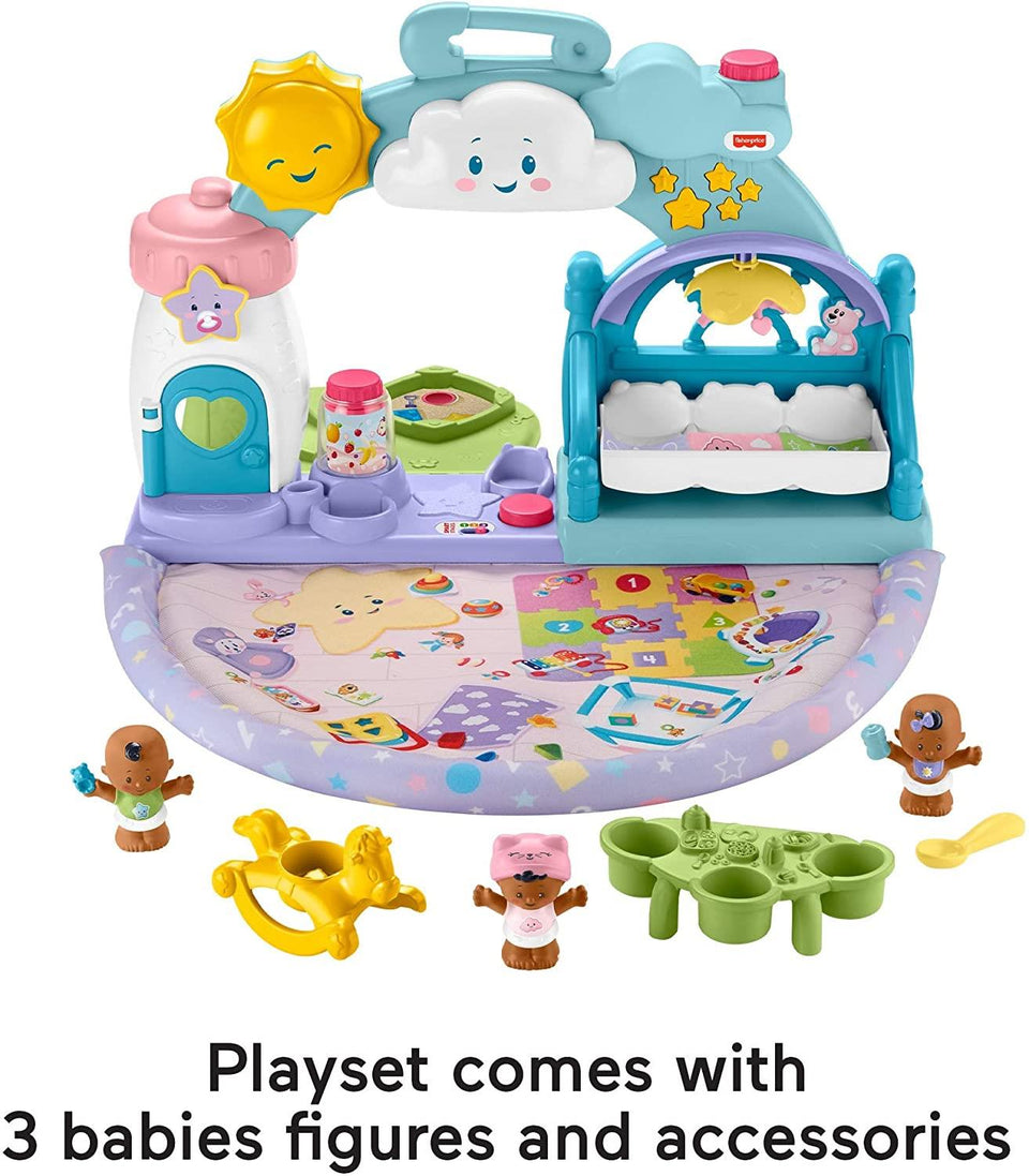 Fisher-Price Little People 1-2-3 Babies Playdate Musical Playset Sounds Interactive