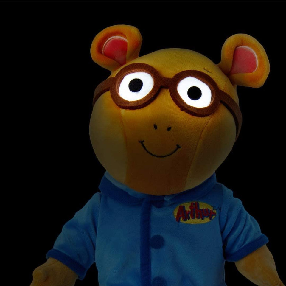 Arthur the Aardvark Nighttime Plush Doll Lights-Up Stuffed Kids Toy PBS TV Character
