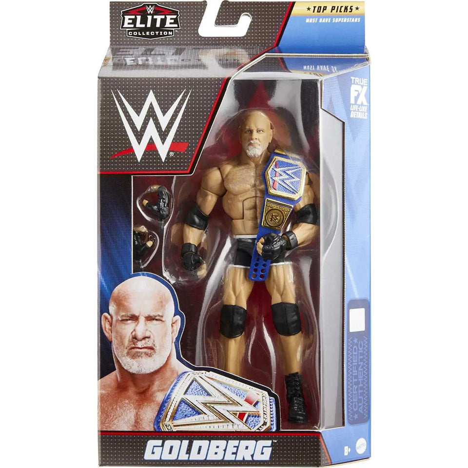 WWE Goldberg Elite Collection Wrestler HOF Champion Figure Mattel