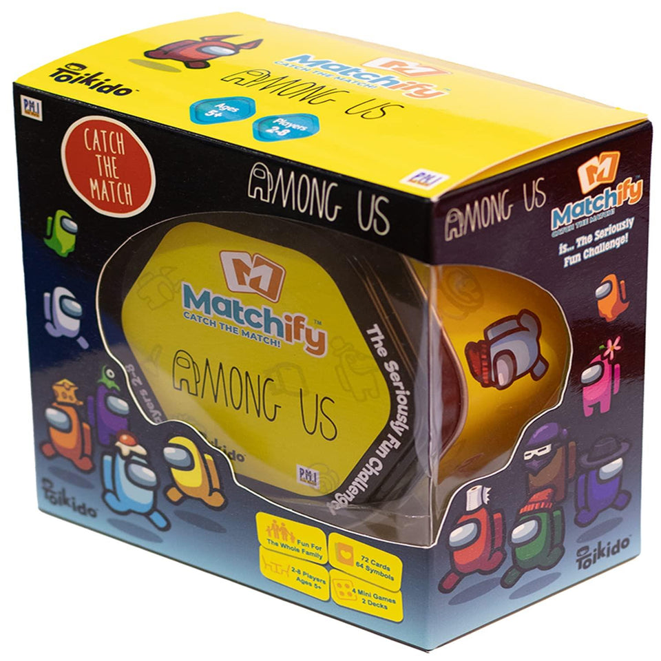 Matchify Among Us Party Card Game Catch The Match Spot Shout It Out PMI International