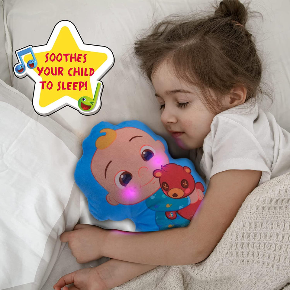 CoComelon JJs Musical Sleep Soother Bedtime Night Light Lullaby Pillow WOW! Stuff