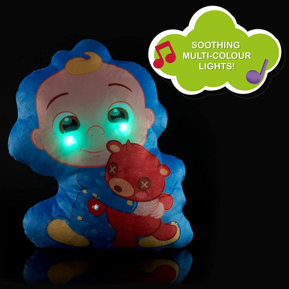 CoComelon JJs Musical Sleep Soother Bedtime Night Light Lullaby Pillow WOW! Stuff