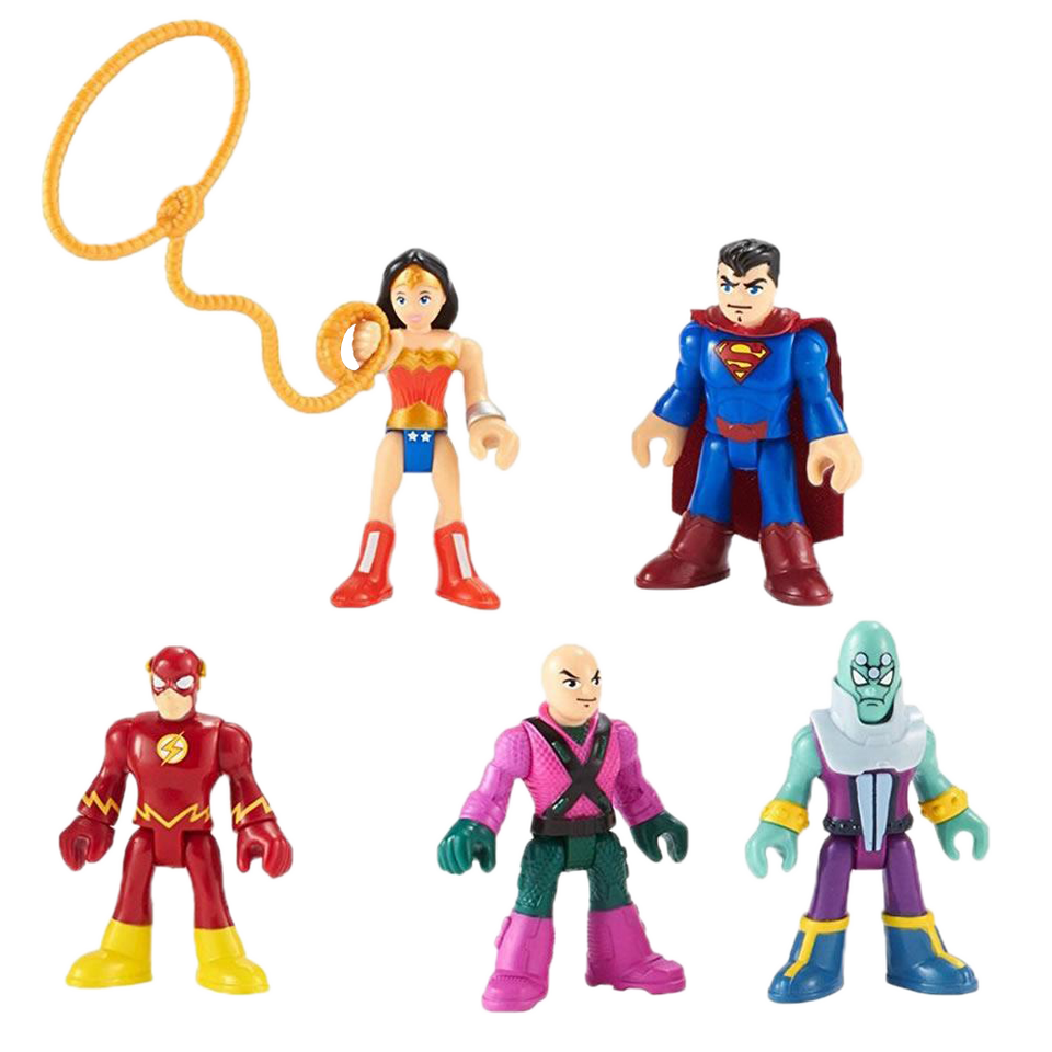 Imaginext DC Super Friends Heroes & Villains Figures Set Pack Fisher-Price