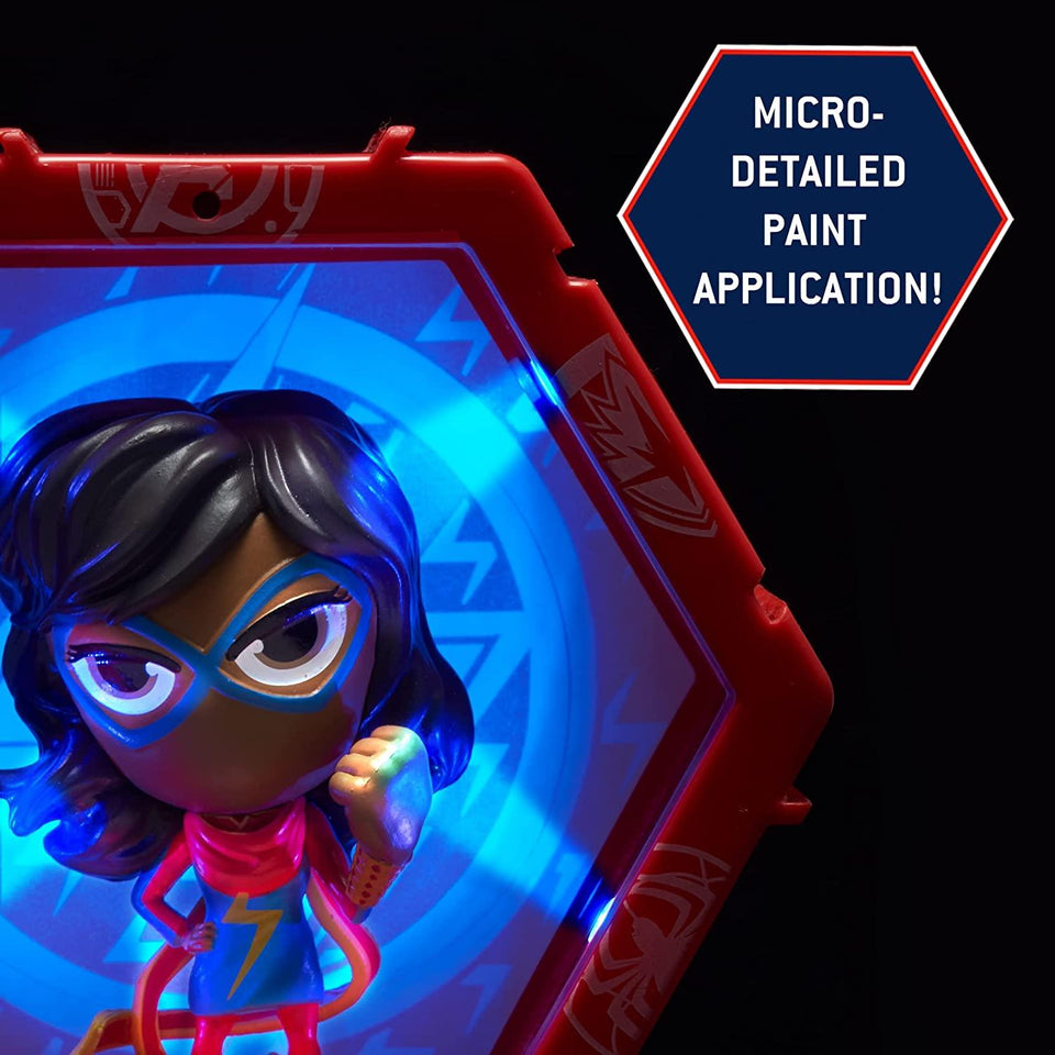 WOW Pods Ms Marvel Carol Avengers Superhero Light-Up Hand Swipe Figure WOW! Stuff