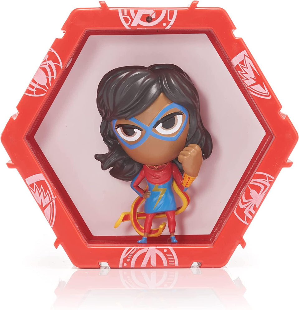WOW Pods Ms Marvel Carol Avengers Superhero Light-Up Hand Swipe Figure WOW! Stuff