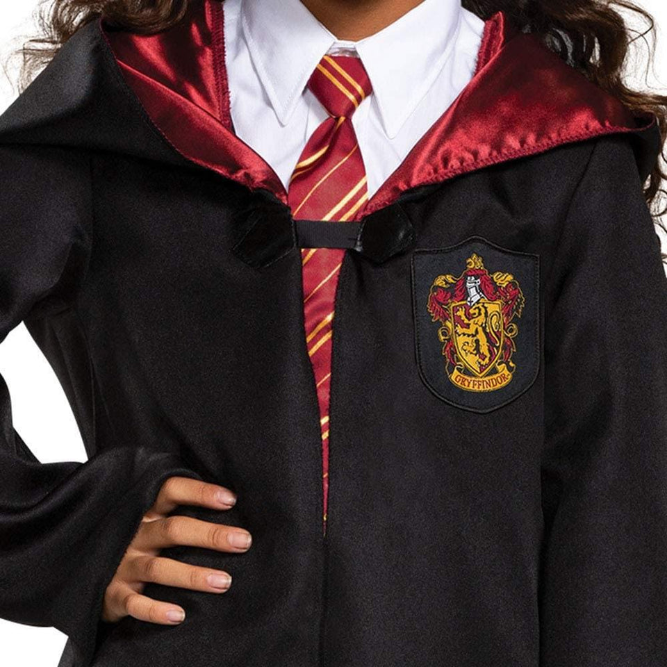 Wizarding World Harry Potter Gryffindor Robe Cloak size XL 14/16 Childs Hogwarts Costume Disguise