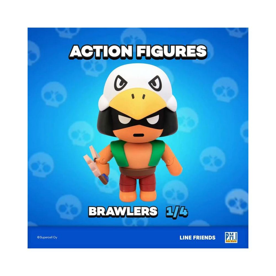 Brawl Stars Bo Brawler Archer Bow Tough Guy Fighter Action Figure PMI International