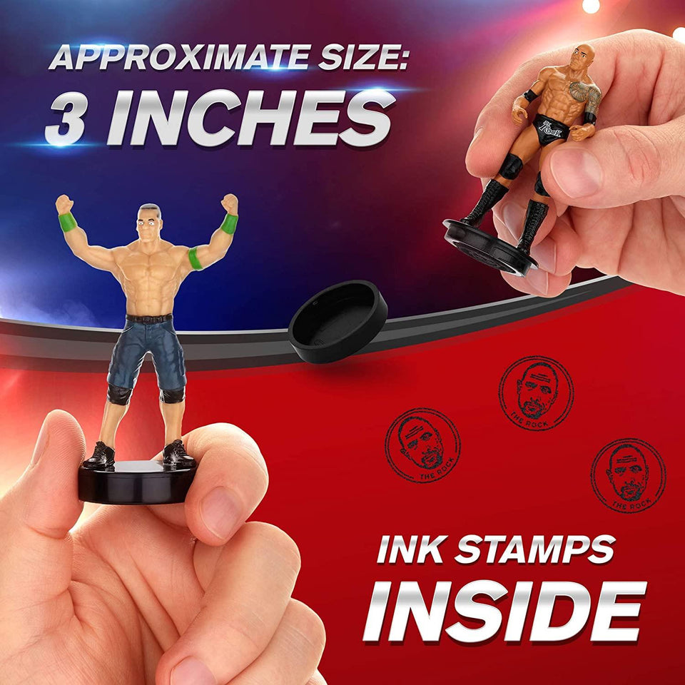 WWE Stampers 12pk Deluxe Box Cake Toppers Craft Toy Character Figures PMI International