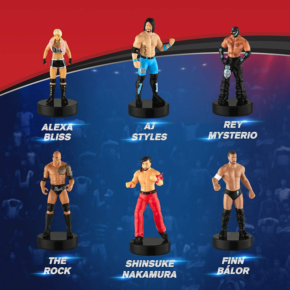WWE Stampers 12pk Deluxe Box Cake Toppers Craft Toy Character Figures PMI International