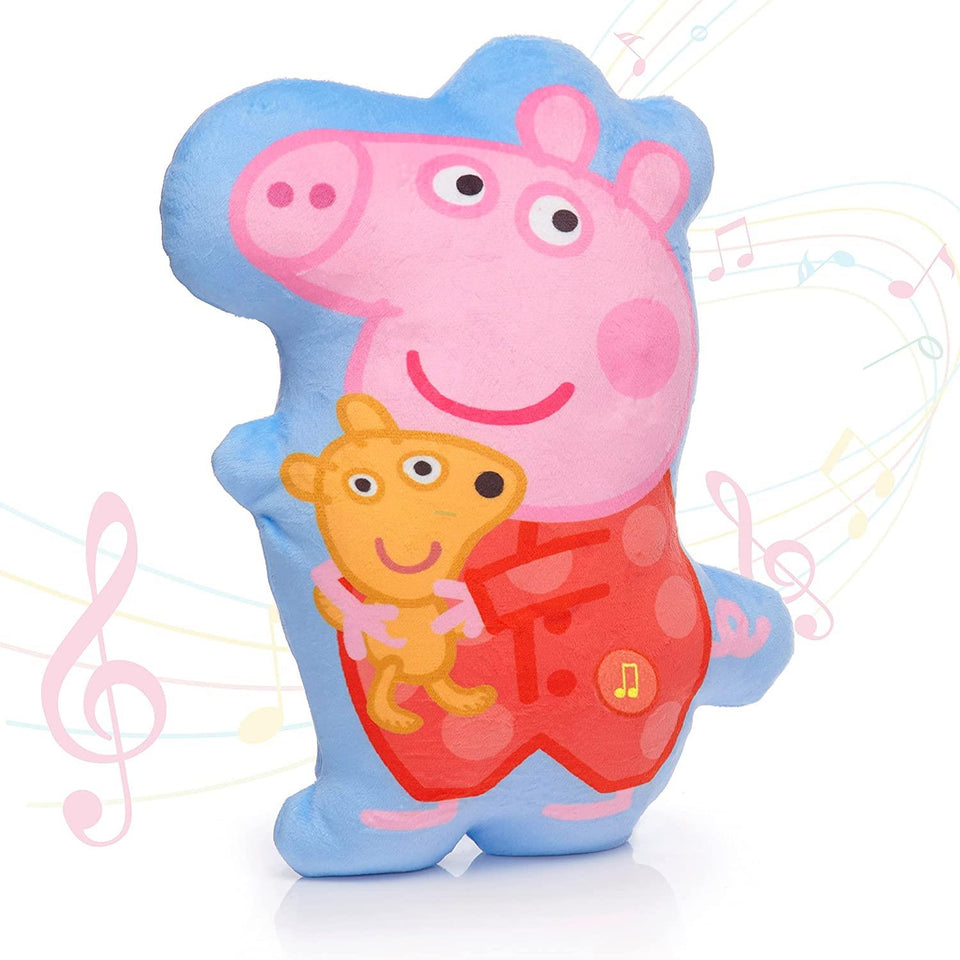 Peppa Pig Musical Sleep Soother Pillow Lullaby Bedtime Night Light WOW! Stuff