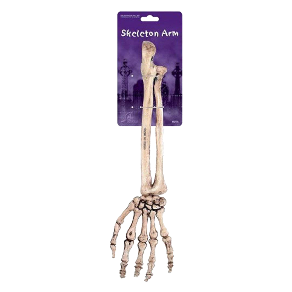 Plastic Skeleton Arm Decoration Halloween 14.5" Spooky Horror