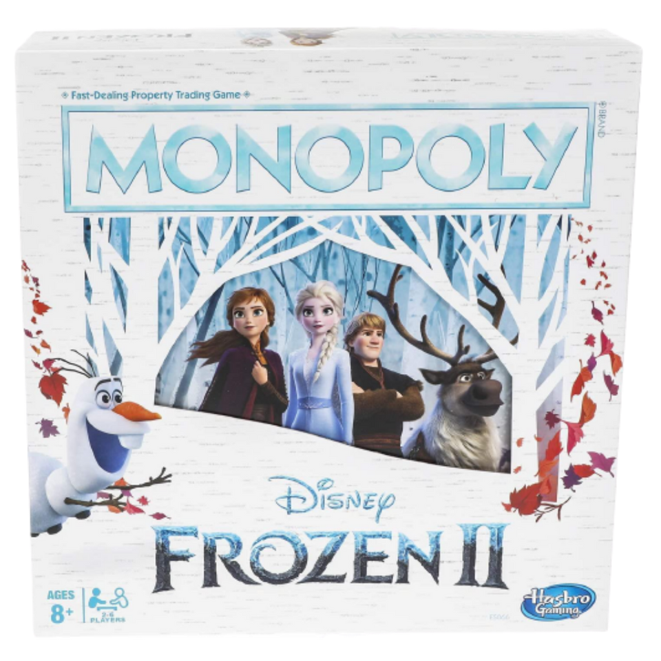 Monopoly Disney Frozen 2 Edition Elsa's Ice Power Board Game Journey