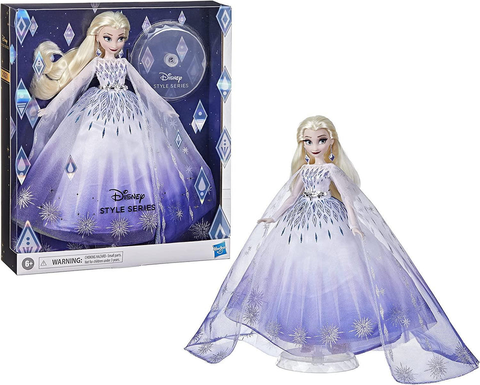 Disney Princess Style Series Holiday Elsa Fashion Doll Frozen Collector Gown Hasbro