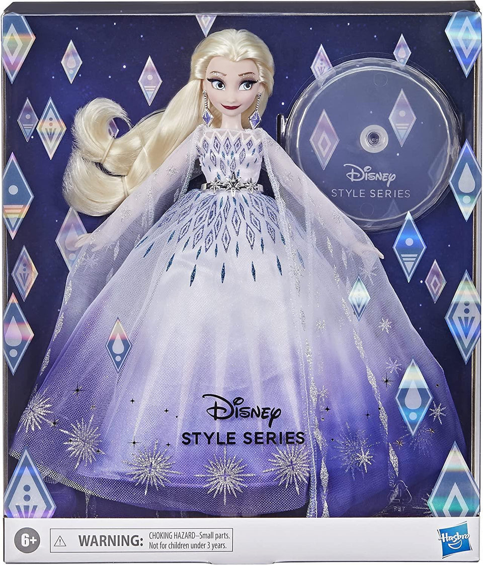 Disney Princess Style Series Holiday Elsa Fashion Doll Frozen Collector Gown Hasbro