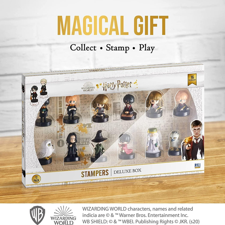 Harry Potter Stampers 12pk Hedwig Buckbeak Albus Weasley Figure Set PMI International