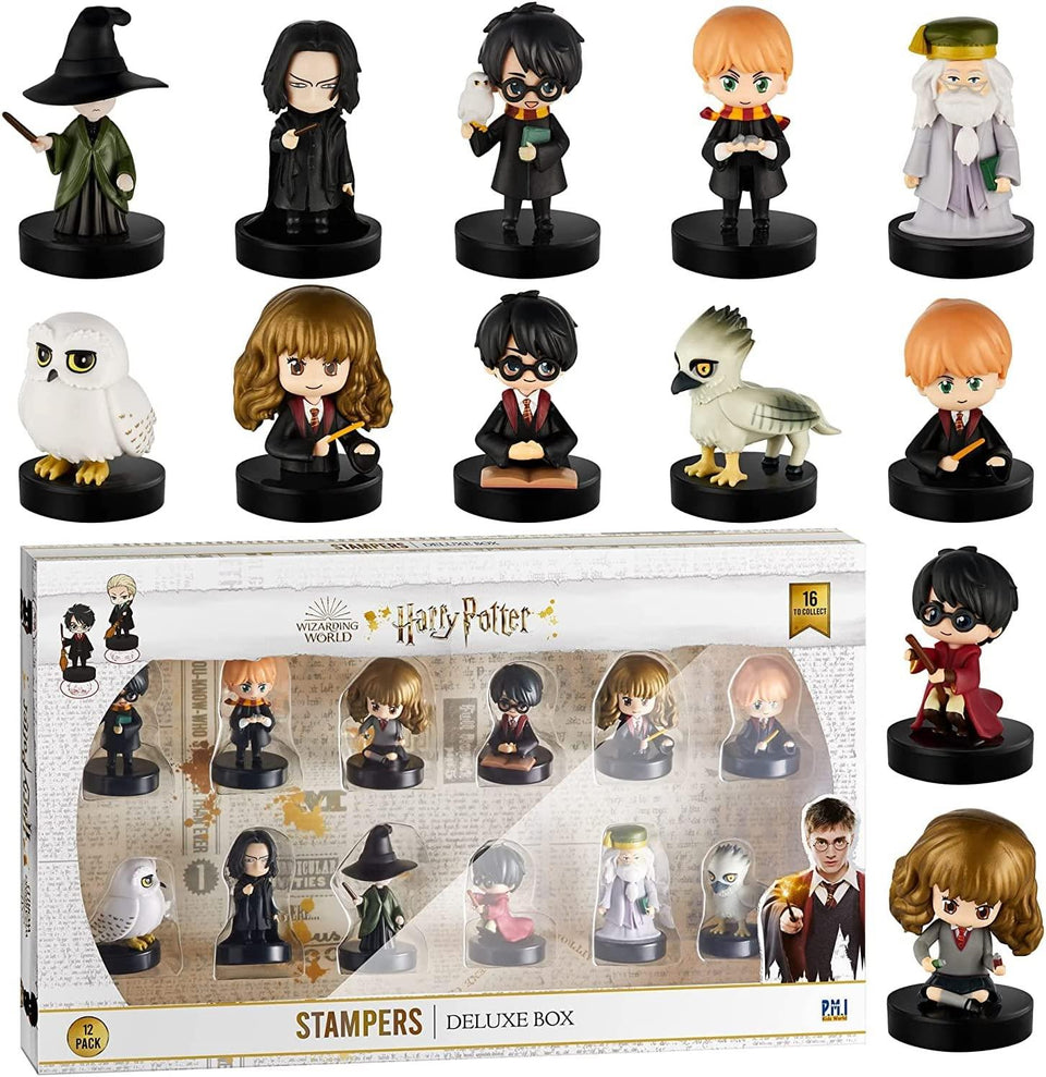 Harry Potter Stampers 12pk Hedwig Buckbeak Albus Weasley Figure Set PMI International