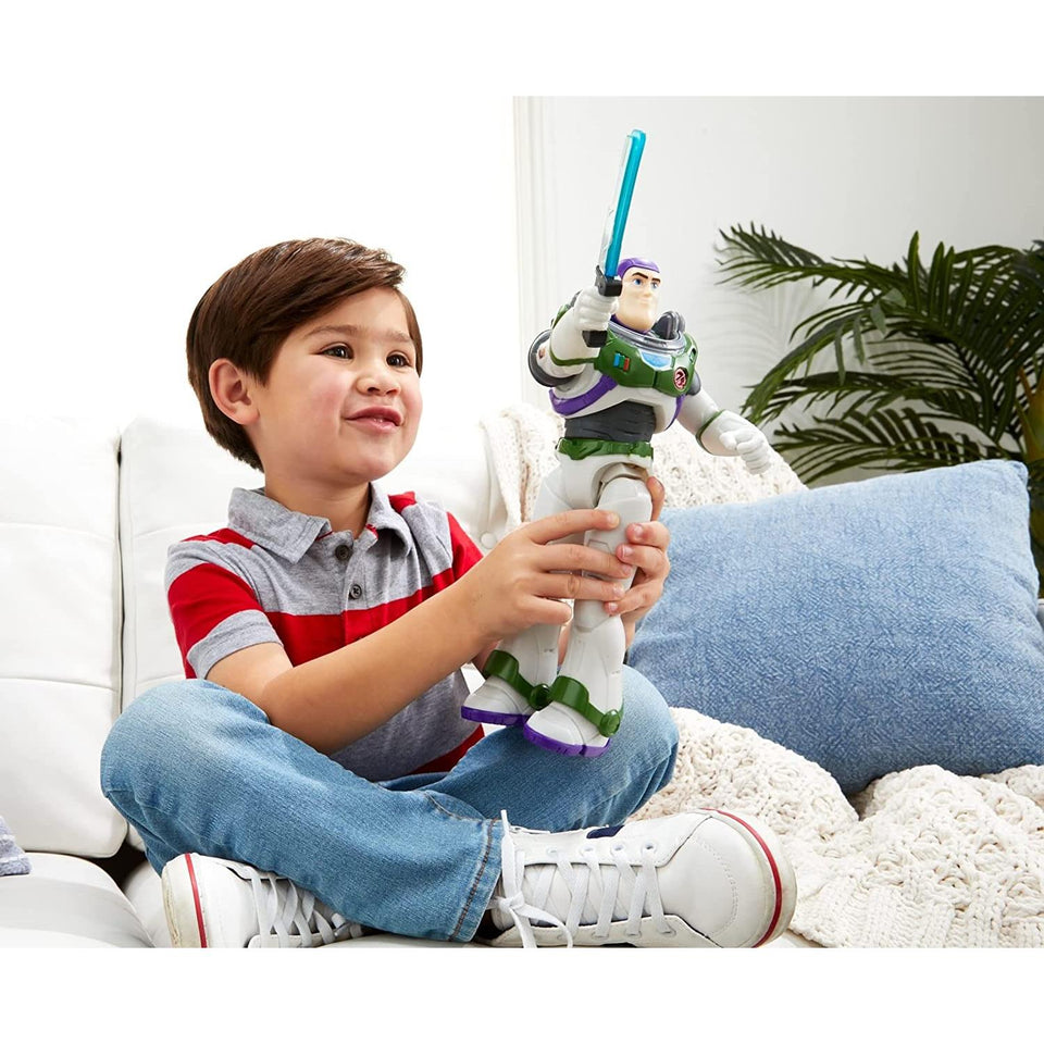 Buzz Lightyear with Laser Blade 12" Lights Sounds Toy Story Disney Pixar Mattel