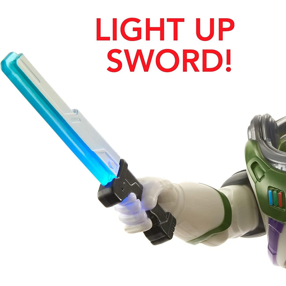 Buzz Lightyear with Laser Blade 12" Lights Sounds Toy Story Disney Pixar Mattel