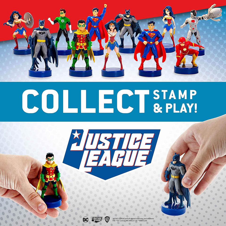 Justice League Stamps 12pk Batman Wonder Woman Superman Robin Flash PMI International