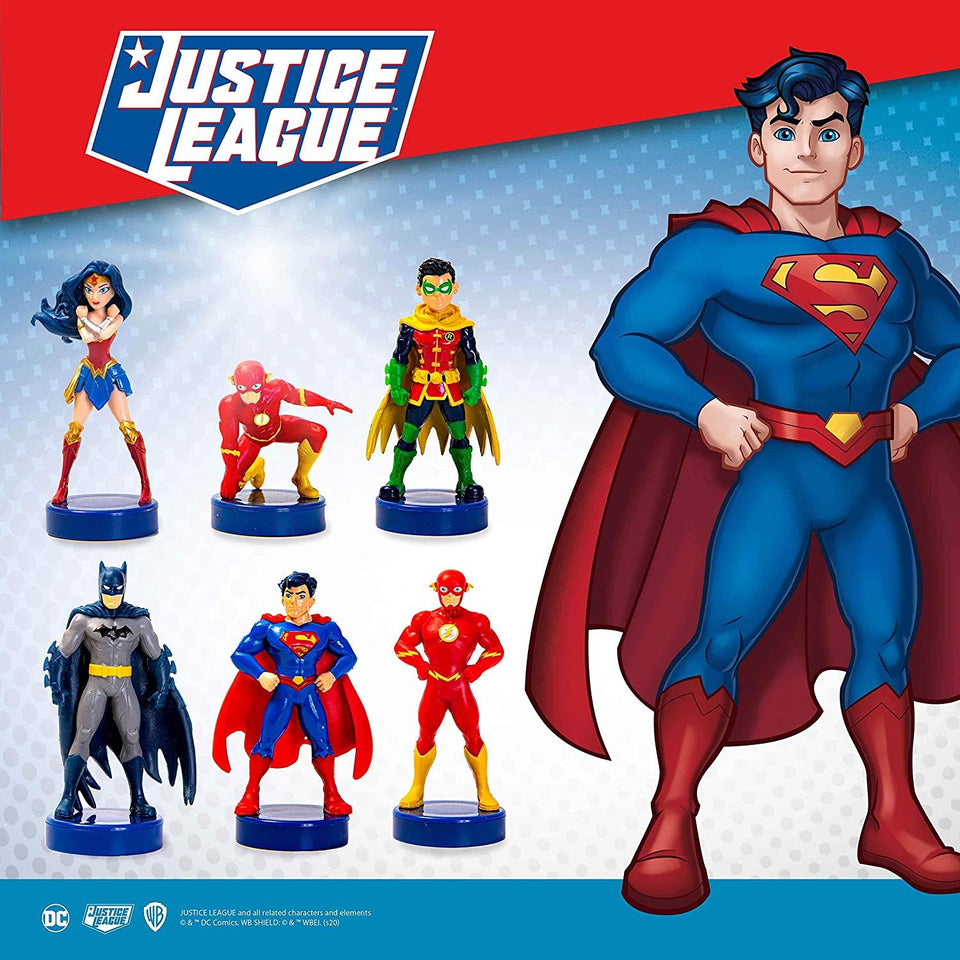 Justice League Stamps 12pk Batman Wonder Woman Superman Robin Flash PMI International