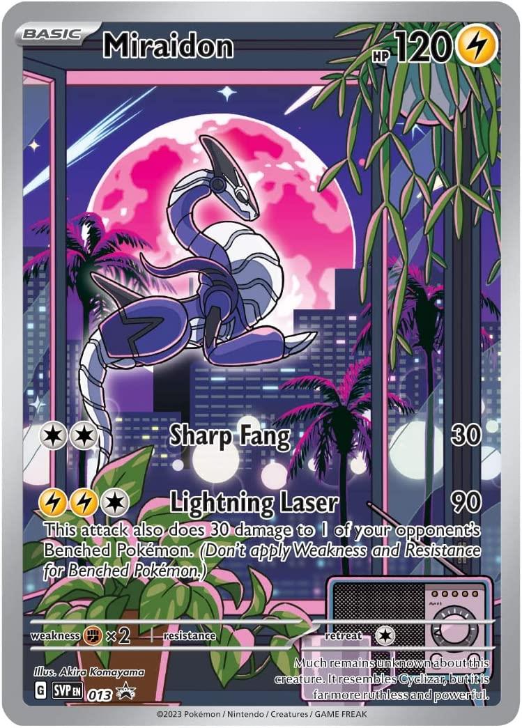 Pokemon TCG Miraidon Purple Elite Trainer Box Scarlet & Violet Booster Packs
