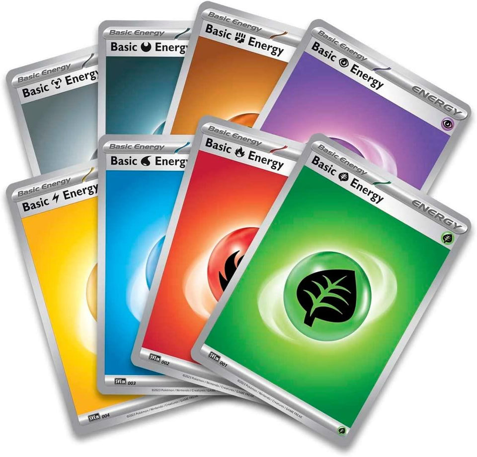 Pokemon TCG Miraidon Purple Elite Trainer Box Scarlet & Violet Booster Packs