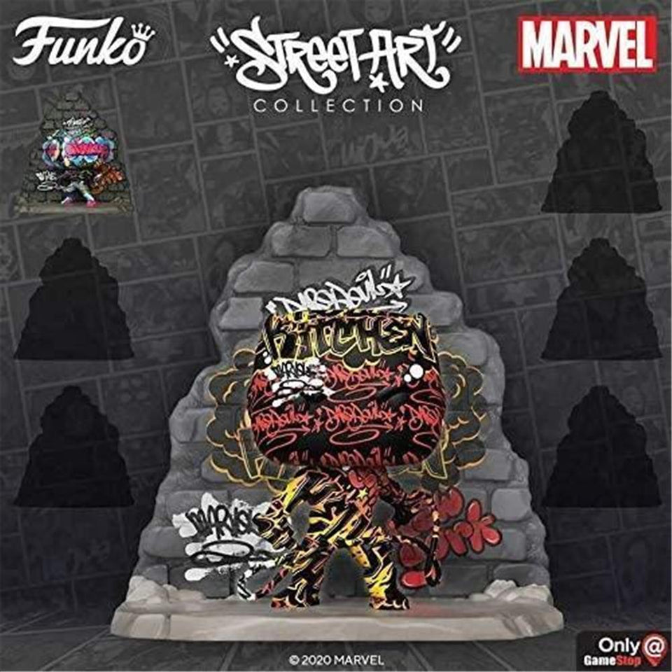 Funko Pop Marvel Daredevil Deluxe Street Art Special Edition Figure