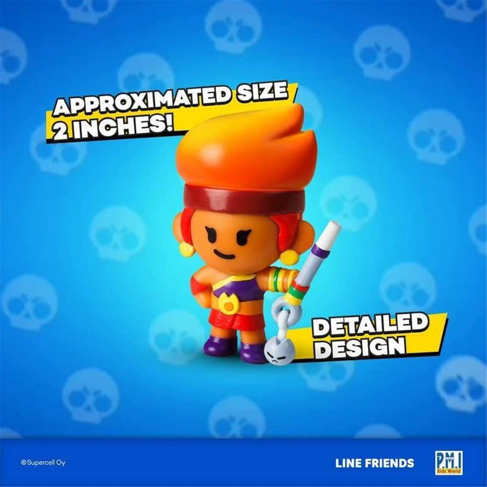 Brawl Stars Character Figures 12ct Party Supplies Gift for Video Gamer Set PMI International
