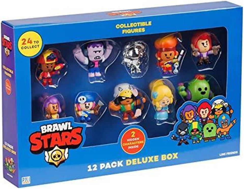 Brawl Stars Character Figures 12ct Party Supplies Gift for Video Gamer Set PMI International
