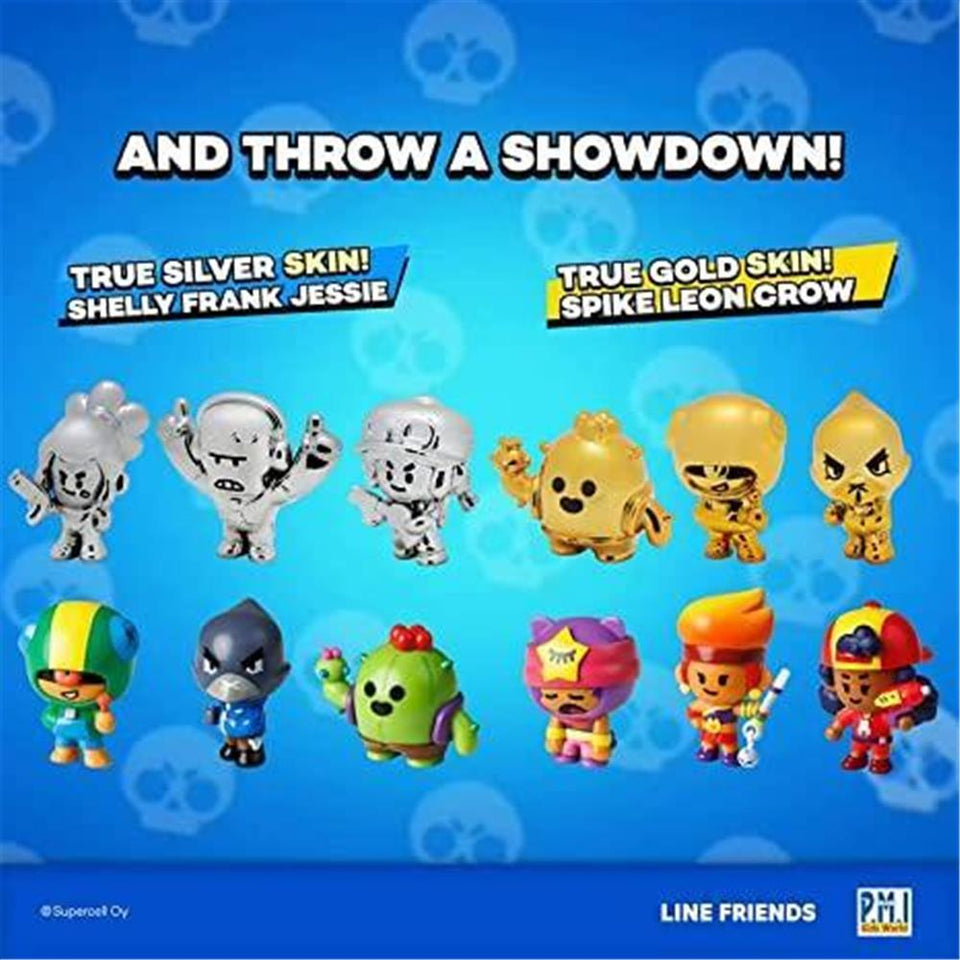 Brawl Stars Character Figures 12ct Party Supplies Gift for Video Gamer Set PMI International