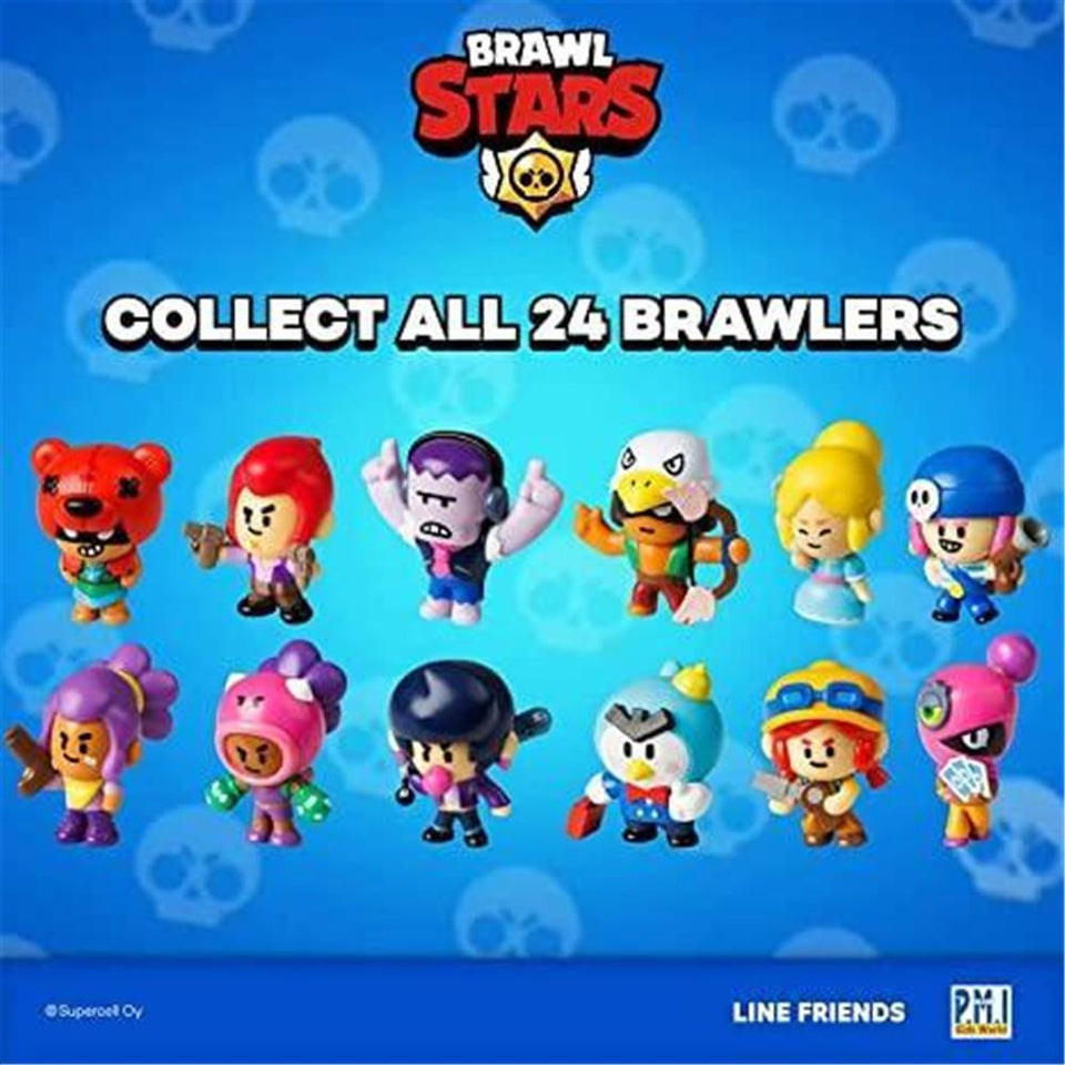 Brawl Stars Character Figures 12ct Party Supplies Gift for Video Gamer Set PMI International