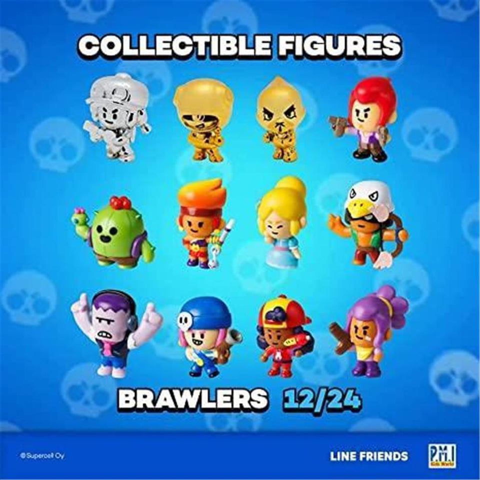 Brawl Stars Character Figures 12ct Party Supplies Gift for Video Gamer Set PMI International