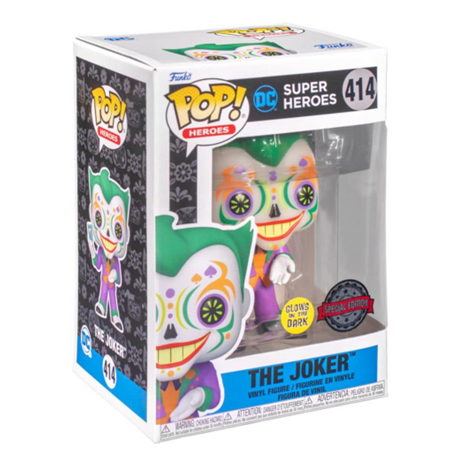 Funko Pop Dia De Los Joker Glow DC Super Heroes Special Edition Figure –  Archies Toys