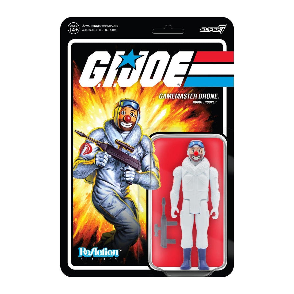 G.I. Joe Gamemaster Drone Robot Trooper Animated Series ReAction Figure Super7